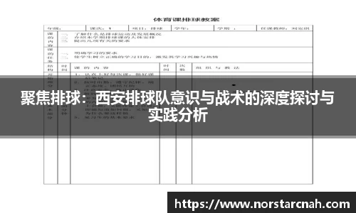 聚焦排球：西安排球队意识与战术的深度探讨与实践分析
